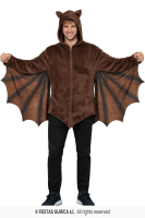 Mens Halloween brown bat costume